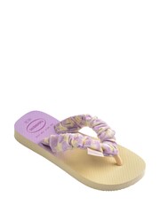 Havaianas Cream Fluffy Flip Flops - Image 4 of 6
