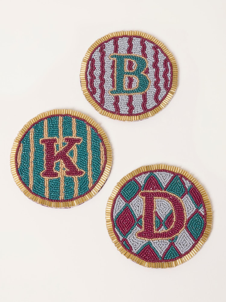 FatFace Multi Alphabet Beaded Coaster - Image 2 of 3
