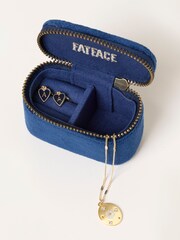 FatFace Bow Embroidered Mini Jewellery Box - Image 2 de 3