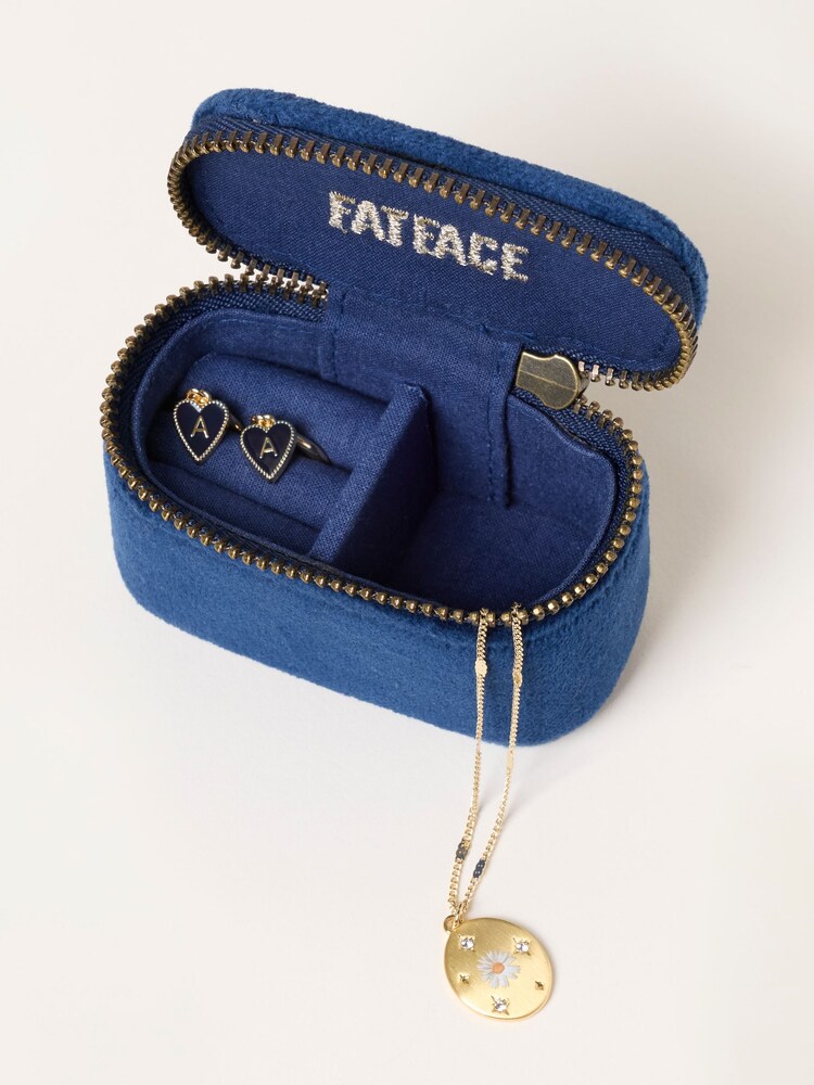 FatFace Bow Embroidered Mini Jewellery Box - Image 2 de 3
