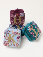 FatFace Alphabet Embroidered Jewellery Box - Image 2 de 3
