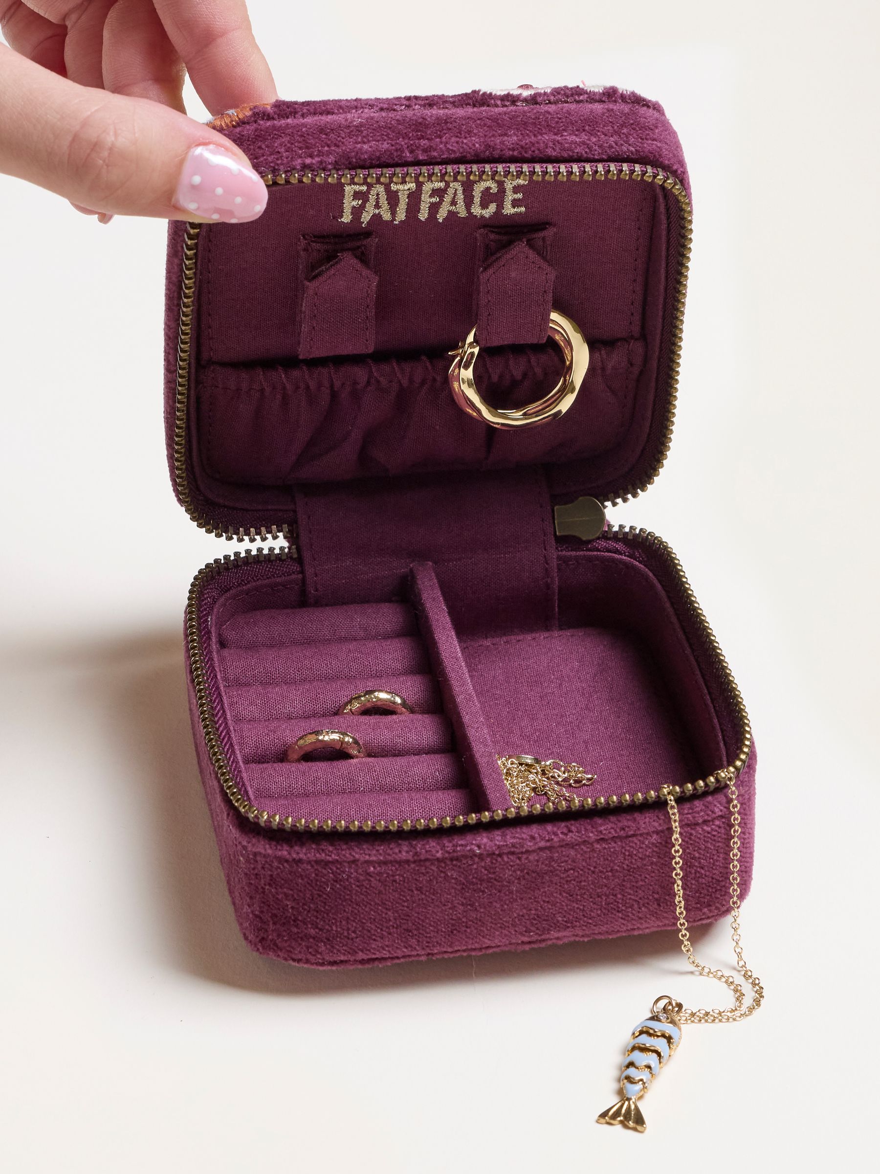 Buy FatFace Multi Alphabet Embroidered Jewellery Box from Next Saudi Arabia