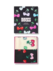 Κάλτσες Happy Socks Cherry 2 Σετ δώρου - Εικόνα 5 από 5