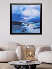 The Art Group Blue Awe Framed Canvas - Image 1 of 3