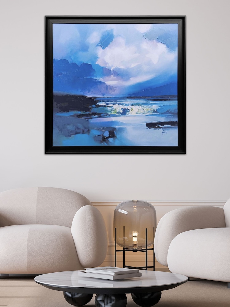 The Art Group Blue Awe Framed Canvas - Image 1 of 3