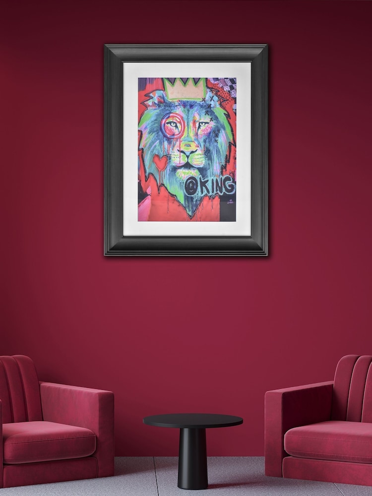 The Art Group Red King Embellished Wall Art - Image 1 of 3