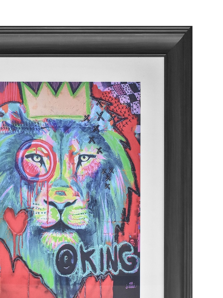 The Art Group Red King Embellished Wall Art - Image 3 of 3