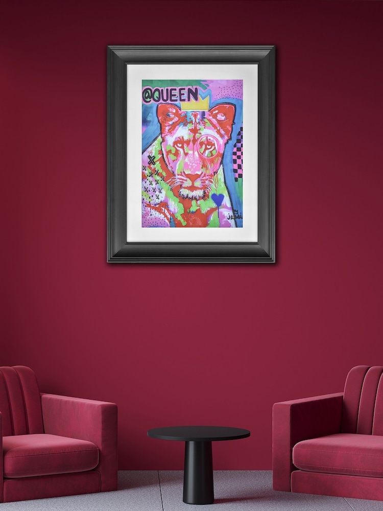 The Art Group Blue Queen Embellished Wall Art - Image 1 of 3