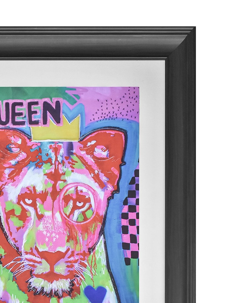 The Art Group Blue Queen Embellished Wall Art - Image 3 of 3