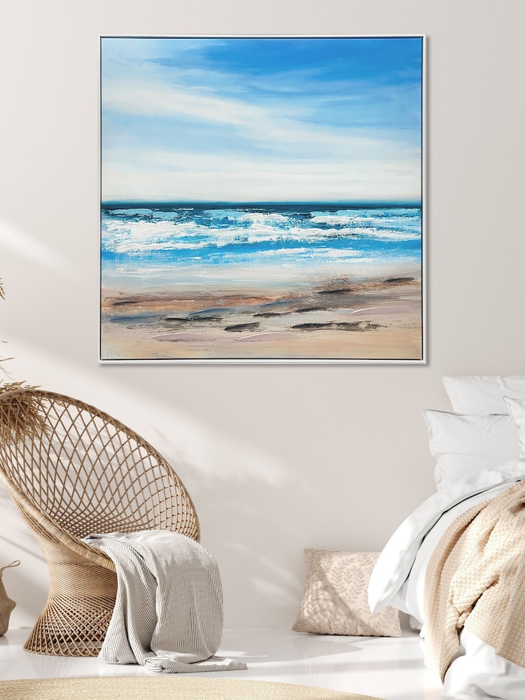 The Art Group Blue Last All About the Sea Framed Canvas - Image 1 of 4