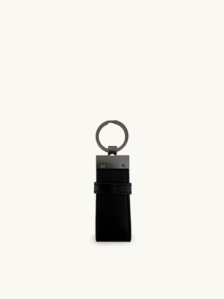 Apatchy Black Leather Loop Keyring and Cardholder Gift Set - Image 2 of 5 Apatchy Black Leather Loop Keyring and Cardholder Gift Set - Image 2 of 5
