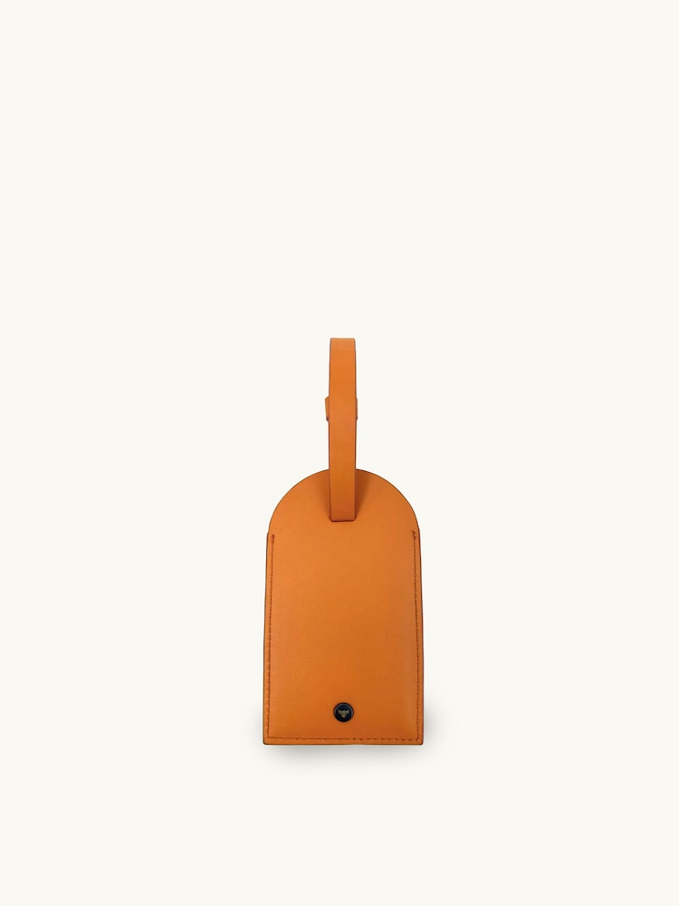 Apatchy Orange Leather Luggage Tag and Air Tag Gift Set - Image 2 of 5