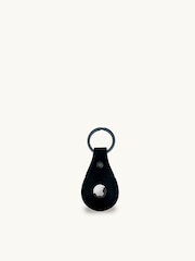 Apatchy Black Leather Luggage Tag and Air Tag Gift Set - Image 3 of 5