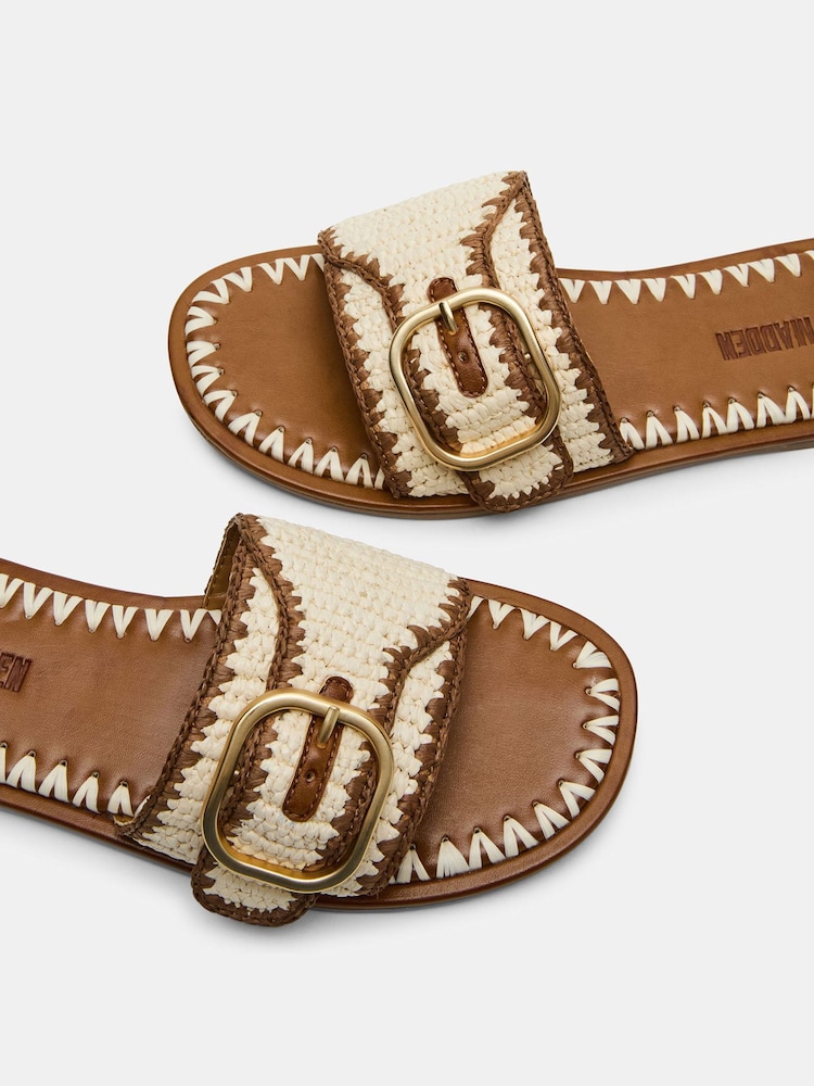 Steve Madden Natural Seabreeze Flat Sandals - Image 5 of 5