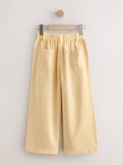 Lemon Yellow Pull On Wide Leg Trousers (3-16yrs) - Image 2 of 4