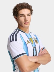 adidas White Argentina 26 Home Messi Jersey - Image 4 of 7