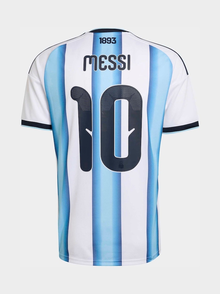 adidas White Argentina 26 Home Messi Jersey - Image 7 of 7