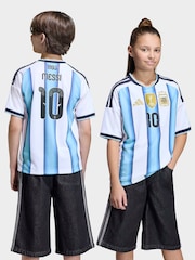 adidas White Argentina 26 Home Replica Messi Jersey T-Shirt - Image 2 of 7