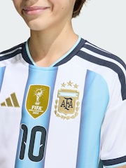 adidas White Argentina 26 Home Replica Messi Jersey T-Shirt - Image 4 of 7