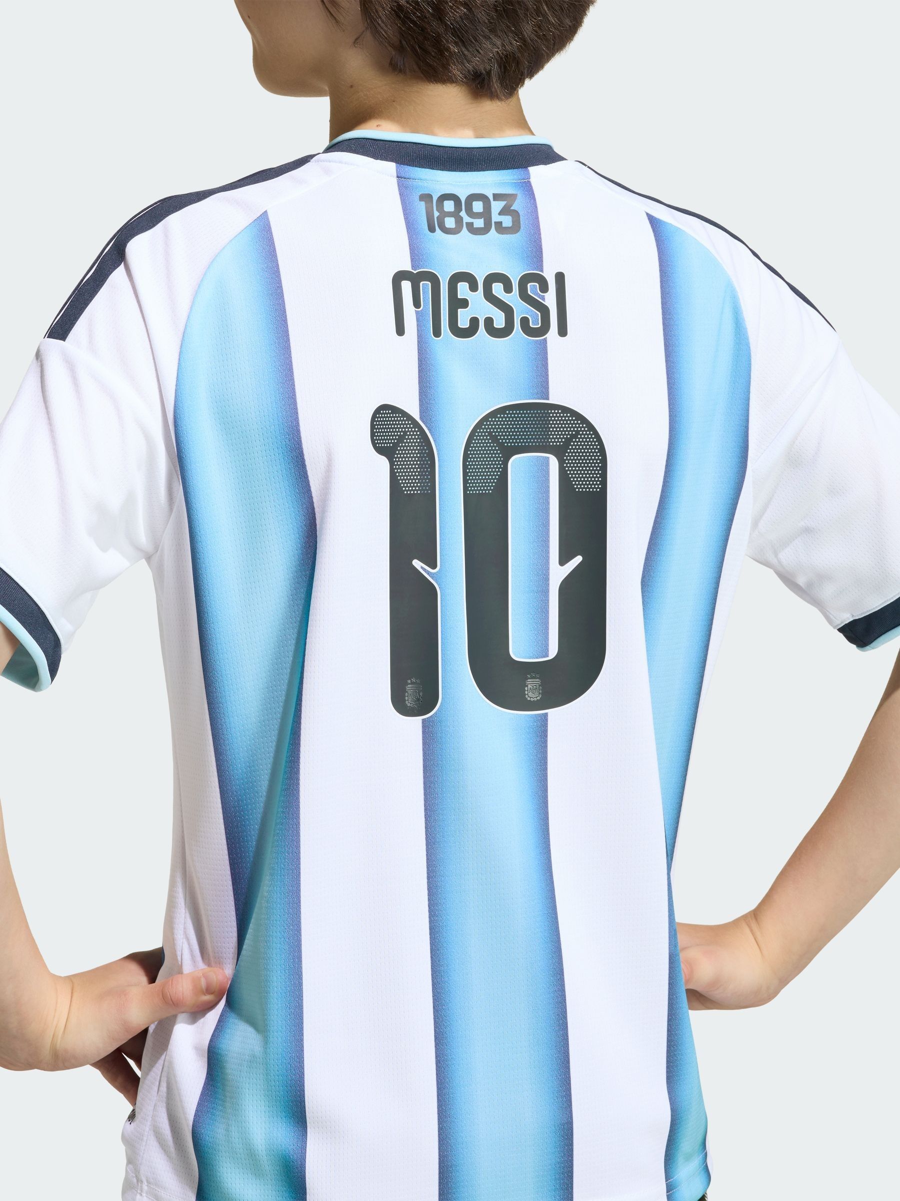 Buy adidas White Argentina 26 Home Replica Messi Jersey T-Shirt