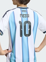 adidas White Argentina 26 Home Replica Messi Jersey T-Shirt - Image 5 of 7