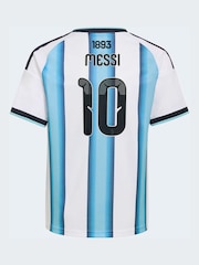 adidas White Argentina 26 Home Replica Messi Jersey T-Shirt - Image 7 of 7