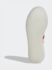 adidas Originals White Breaknet 3.0 Shoes Junior Football Trainers - Image 7 of 9