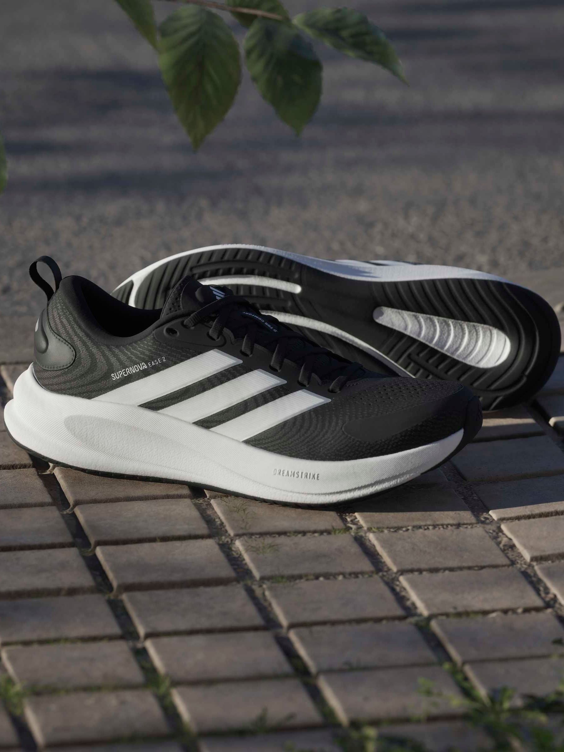 Buy adidas Black Supernova Ease 2 M Running Shoes from Next USA