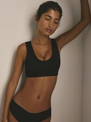 Black/Cream Bralette Kind To Skin Bras 2 Pack - Image 5 of 9