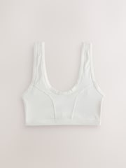Black/Cream Bralette Kind To Skin Bras 2 Pack - Image 7 of 9
