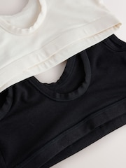 Black/Cream Bralette Kind To Skin Bras 2 Pack - Image 9 of 9