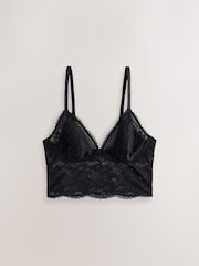 Black Bralette Lace Bra - Image 6 of 8