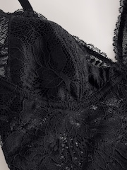 Black Bralette Lace Bra - Image 8 of 8