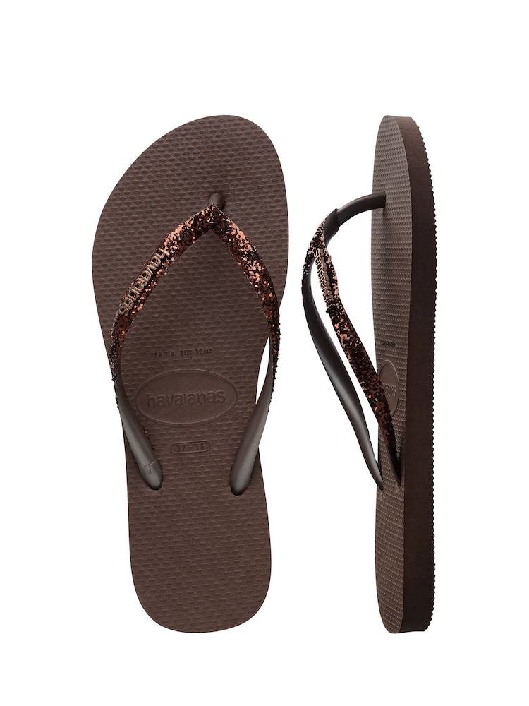 Smeđa - Havaianas Slim Flip Flops - Slika 2 od 6