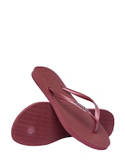 Havaianas Red Slim Flip Flops - Image 3 of 6