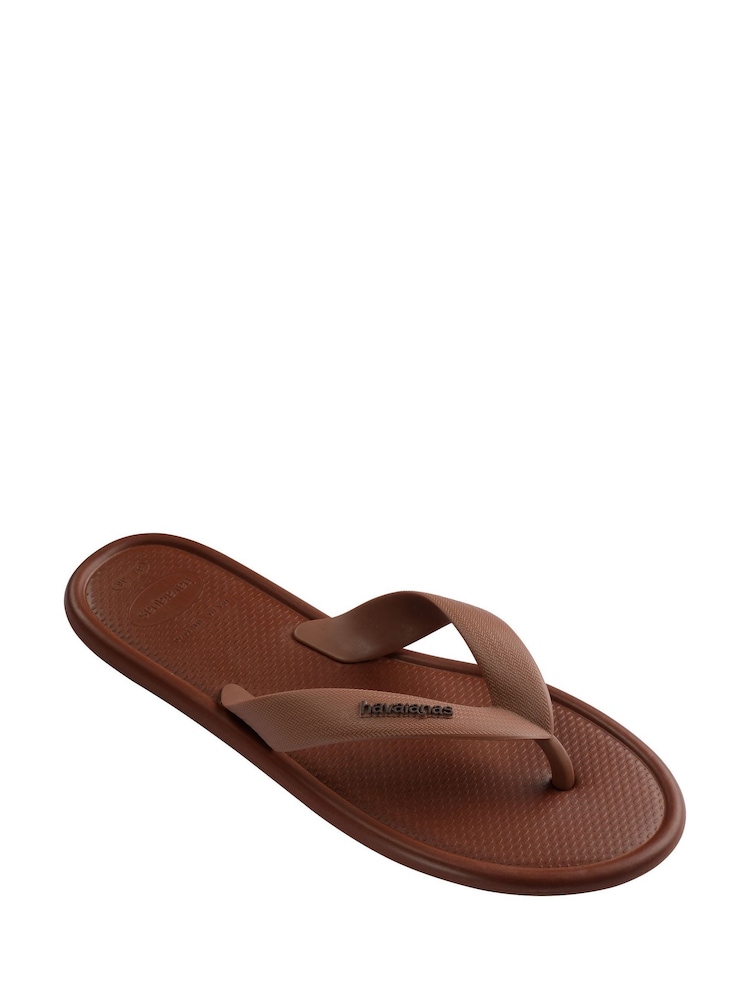 Buy Havaianas Brown Puffed Up Flip Flops from Next USA
