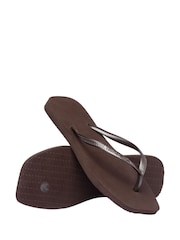 بني - Havaianas Square Flip Flops - صورة 3 من 6