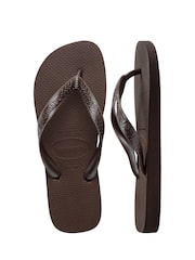 Havaianas Brown Top Tiras Flip Flops - Image 2 of 6