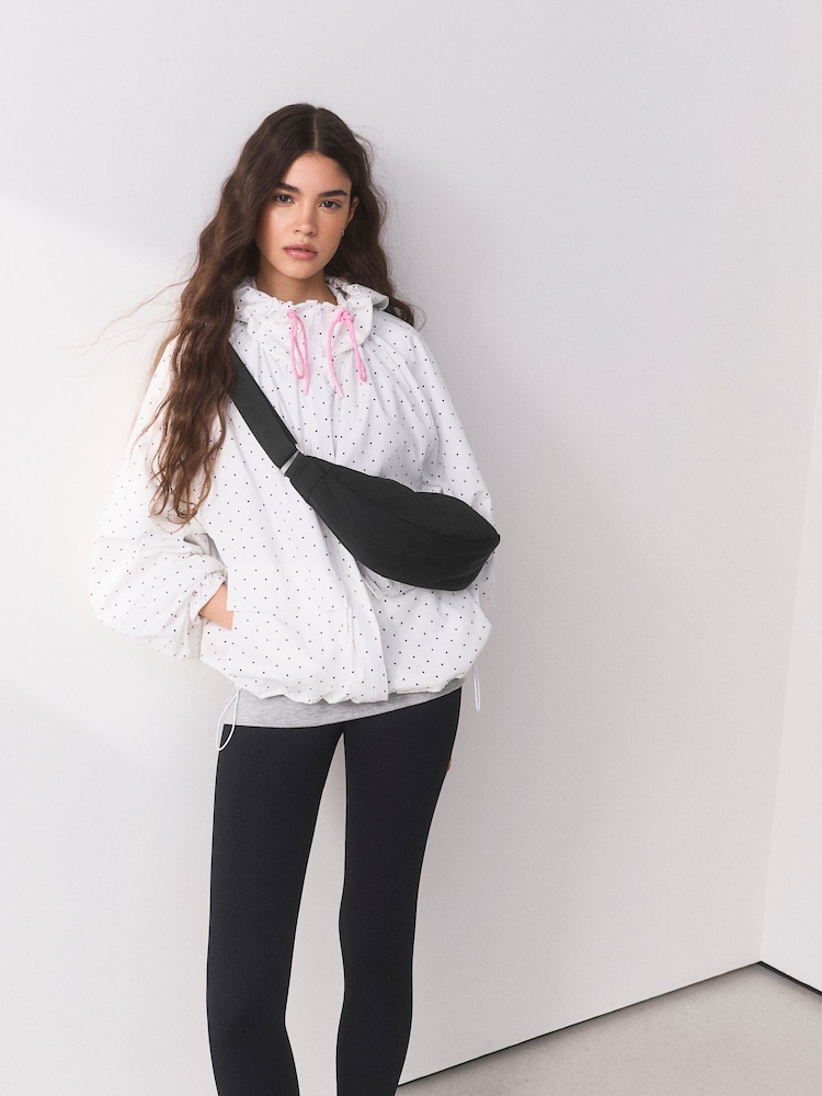 Black Nylon Sling Cross-Body Bag - Image 2 of 9