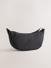 Black Nylon Sling Cross-Body Bag - Image 6 of 9
