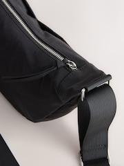 Black Nylon Sling Cross-Body Bag - Image 8 of 9