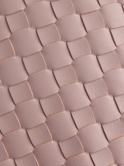 Pink Weave Hand Held Bag - Image 10 of 10