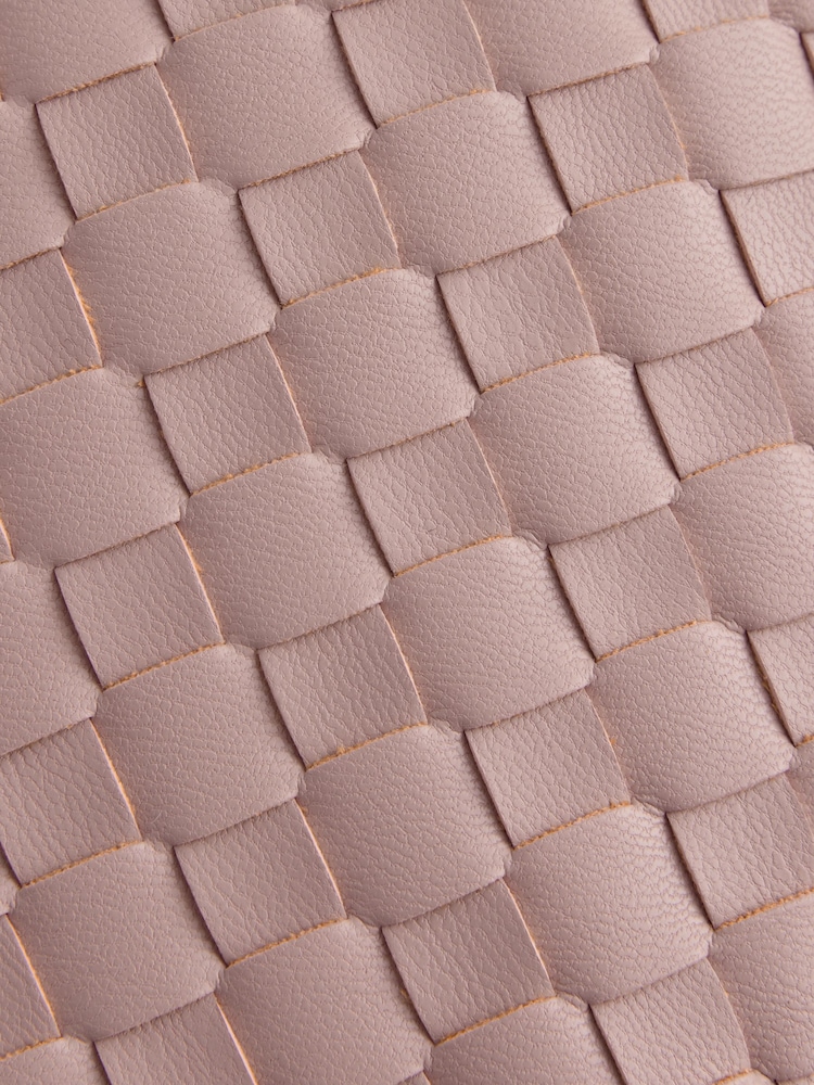 Pink Weave Hand Held Bag - Image 10 of 10