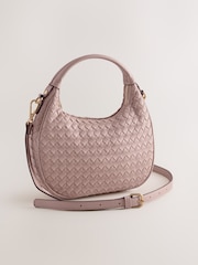 Pink Weave Hand Held Bag - Image 5 of 10