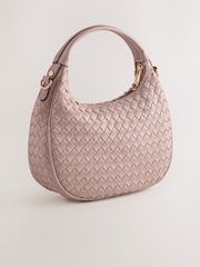 Pink Weave Hand Held Bag - Image 6 of 10
