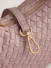 Pink Weave Hand Held Bag - Image 7 of 10