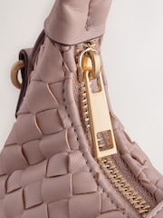 Pink Weave Hand Held Bag - Image 8 of 10