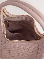 Pink Weave Hand Held Bag - Image 9 of 10