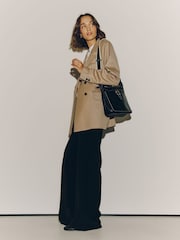 Black Casual Messenger Cross-Body Bag - Image 2 of 3
