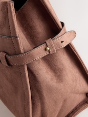 Tan Brown Large Charm Shoulder Bag - Image 13 of 13